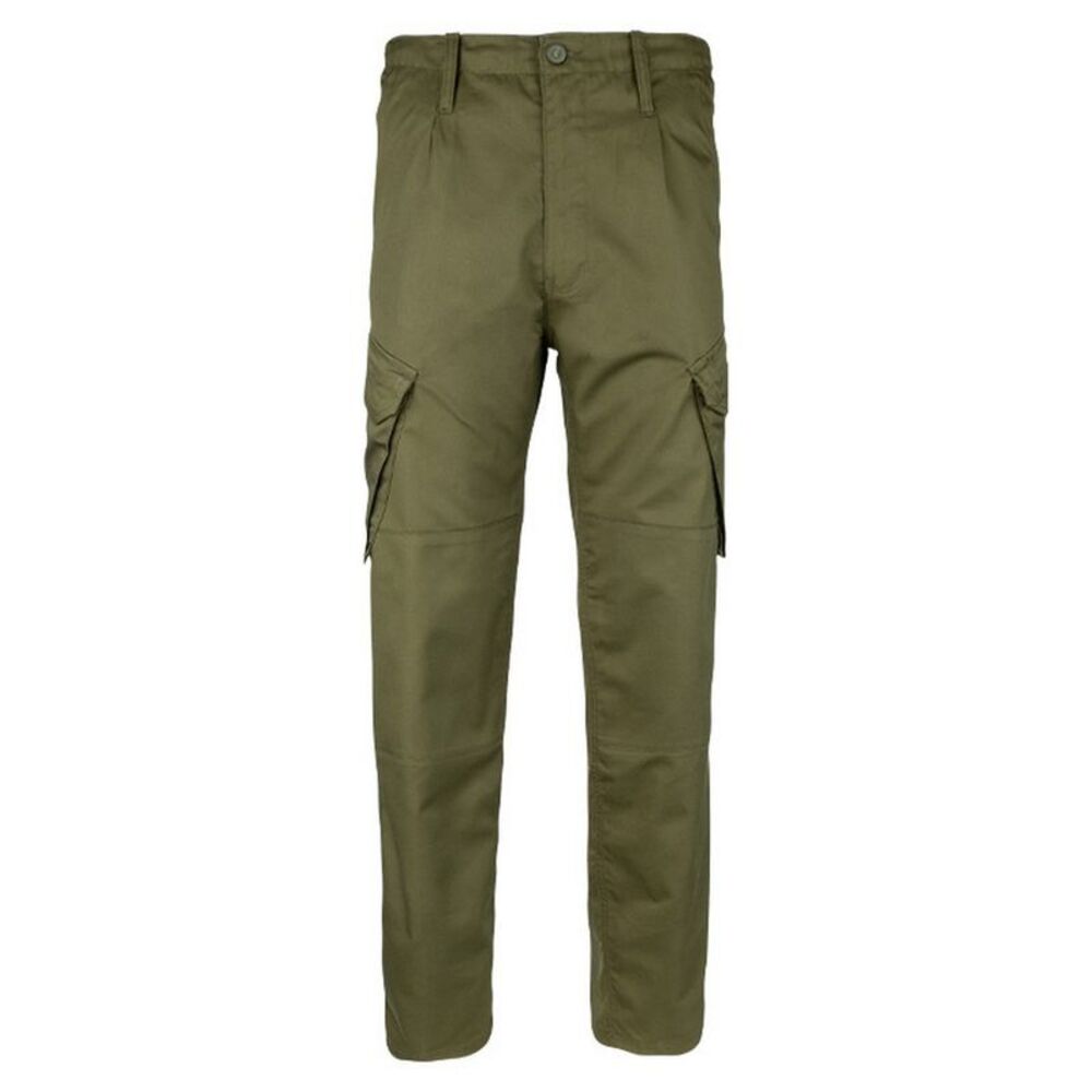 Viper Mens Camo Cargo Pants / Green